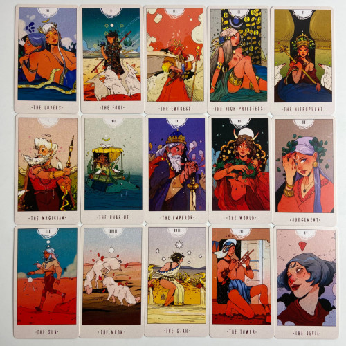 Карты Таро - Белого Божества, уменьшенная (White Numen Tarot) Карты Таро - Белого Божества, уменьшенная (White Numen Tarot)