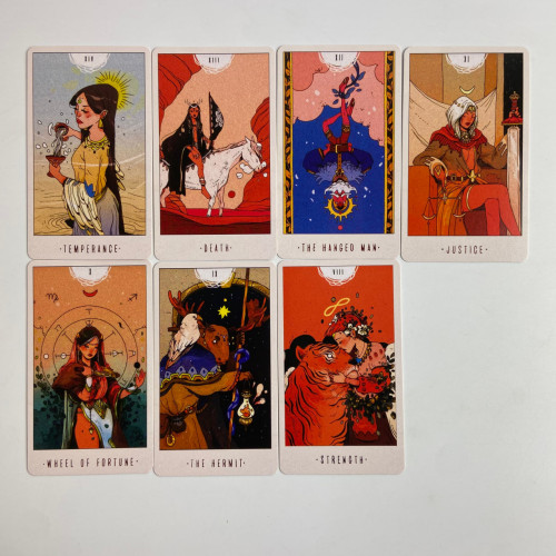 Карты Таро - Белого Божества, уменьшенная (White Numen Tarot) Карты Таро - Белого Божества, уменьшенная (White Numen Tarot)