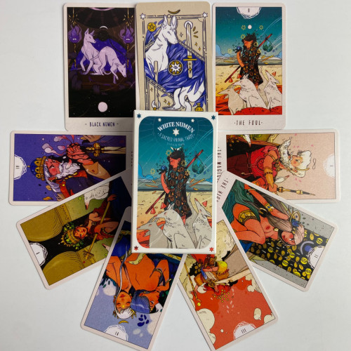 Карты Таро - Белого Божества, уменьшенная (White Numen Tarot)