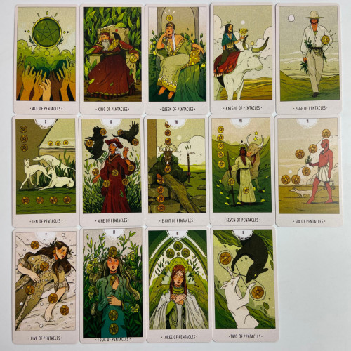 Карты Таро - Белого Божества, уменьшенная (White Numen Tarot) Карты Таро - Белого Божества, уменьшенная (White Numen Tarot)