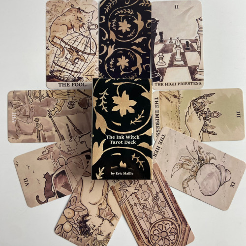 Карты Таро - Чернильной Ведьмы, уменьшенная (The Ink Witch Tarot Deck)