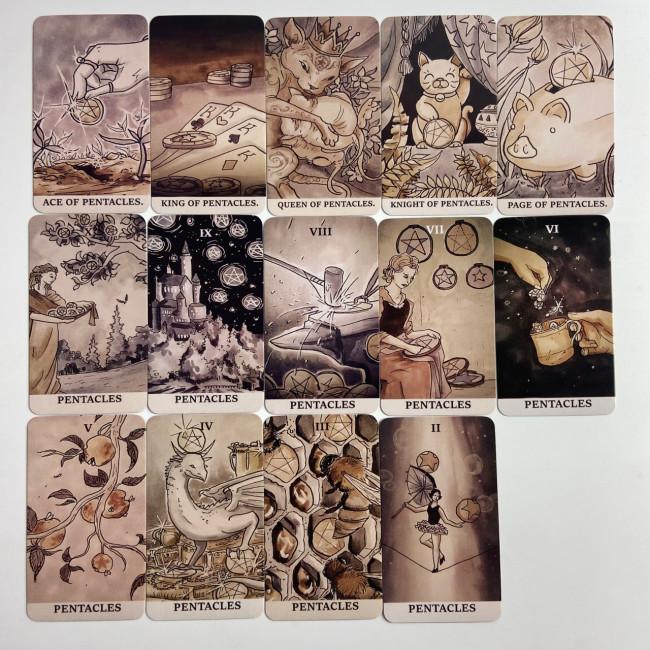 Карты Таро - Чернильной Ведьмы, уменьшенная (The Ink Witch Tarot Deck)