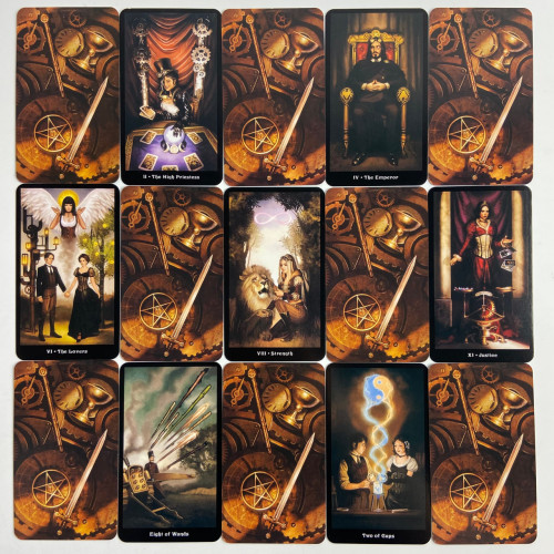 Карты Таро - Викторианское, уменьшенная (Steampunk Tarot)