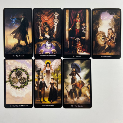 Карты Таро - Викторианское, уменьшенная (Steampunk Tarot)