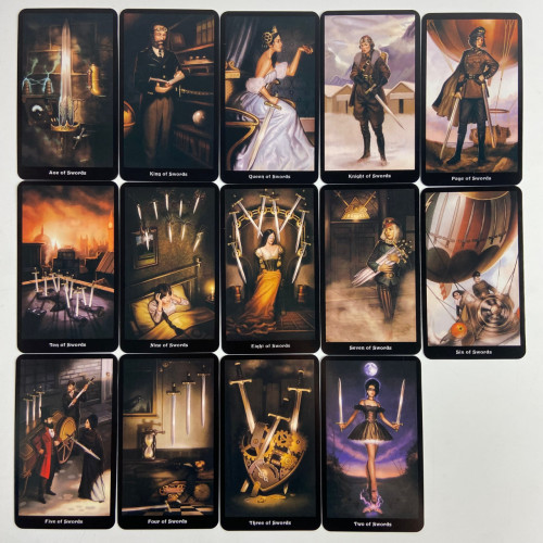 Карты Таро - Викторианское, уменьшенная (Steampunk Tarot)