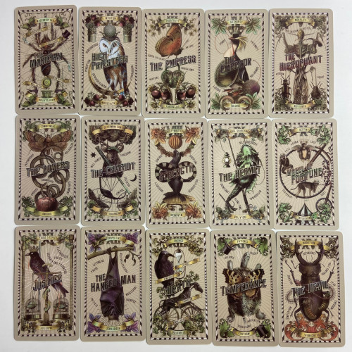 Карты Таро - 5-ти центовое, уменьшенная (The 5-cent tarot by Madam Clara)