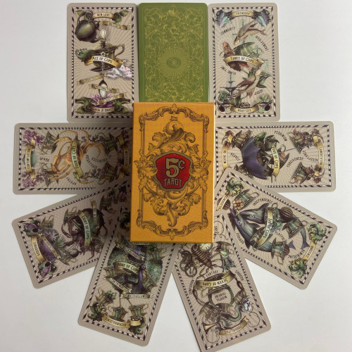 Карты Таро - 5-ти центовое, уменьшенная (The 5-cent tarot by Madam Clara)