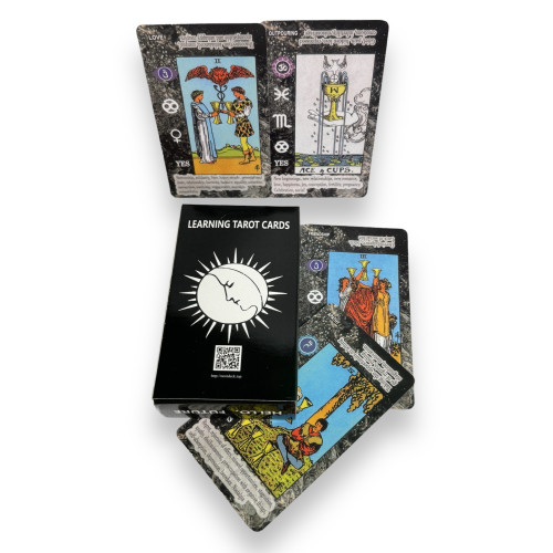 Карты Таро - Изучение карт таро с ответами, уменьшенная (Learning Tarot Cards)