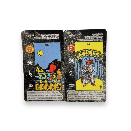Карты Таро - Изучение карт таро с ответами, уменьшенная (Learning Tarot Cards)