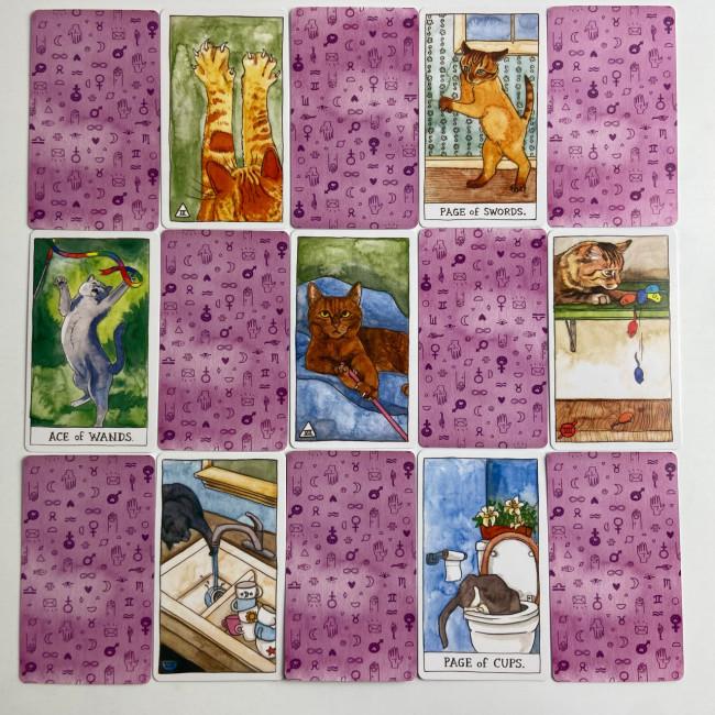 Карты Таро - Кошек, уменьшенная (Cat Tarot) Карты Таро - Кошек, уменьшенная (Cat Tarot)