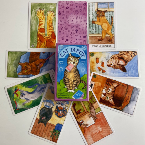 Карты Таро - Кошек, уменьшенная (Cat Tarot)
