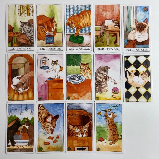 Карты Таро - Кошек, уменьшенная (Cat Tarot) Карты Таро - Кошек, уменьшенная (Cat Tarot)