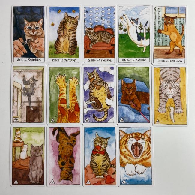 Карты Таро - Кошек, уменьшенная (Cat Tarot) Карты Таро - Кошек, уменьшенная (Cat Tarot)