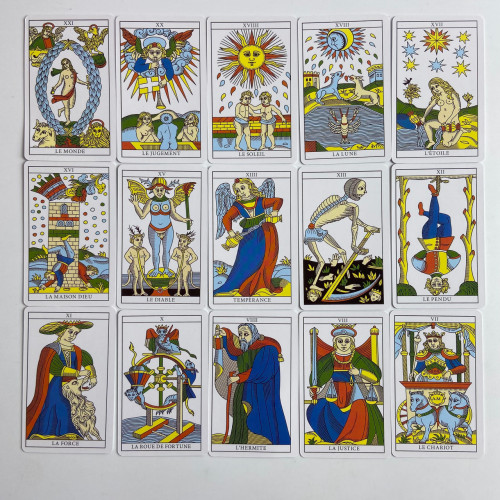 Карты Таро - Марсельское таро, уменьшенная (Tarot of Marseille)
