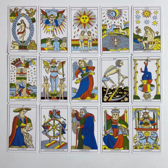 Карты Таро - Марсельское таро, уменьшенная (Tarot of Marseille) Карты Таро - Марсельское таро, уменьшенная (Tarot of Marseille)