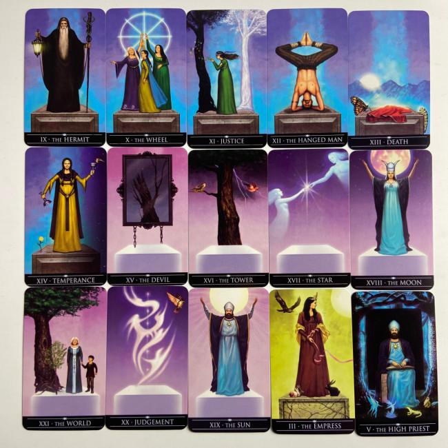 Карты Таро - Серебряного Колдовства, уменьшенная (Silver Witchcraft Tarot)