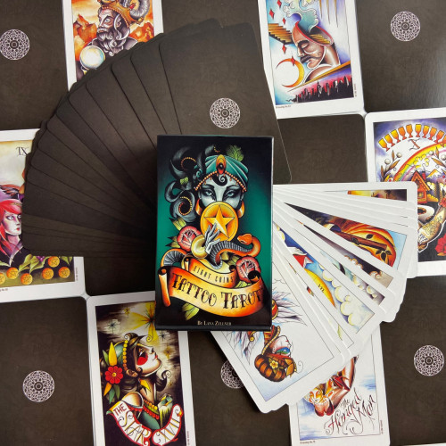 Карты Таро - Тату "Восемь монет", уменьшенная (Eight Coins Tattoo Tarot) Карты Таро - Тату "Восемь монет", уменьшенная (Eight Coins Tattoo Tarot)