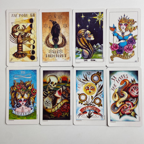 Карты Таро - Тату "Восемь монет", уменьшенная (Eight Coins Tattoo Tarot) Карты Таро - Тату "Восемь монет", уменьшенная (Eight Coins Tattoo Tarot)