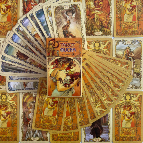 Карты Таро - Альфонса Мухи, уменьшенная (Tarot Mucha)