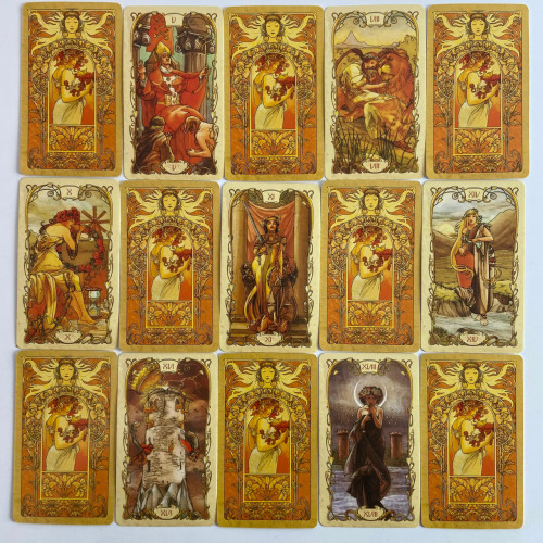 Карты Таро - Альфонса Мухи, уменьшенная (Tarot Mucha)