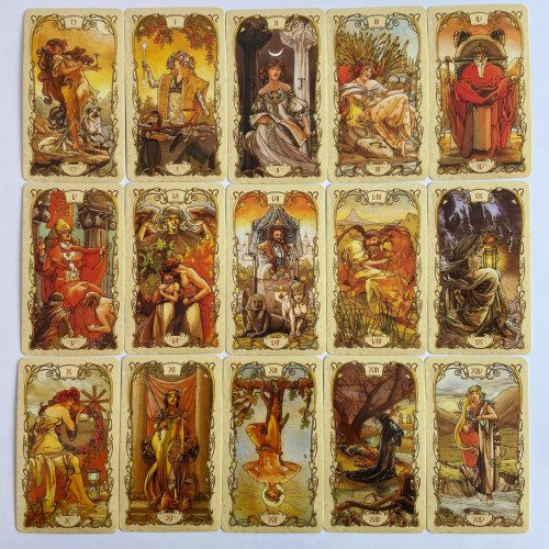 Карты Таро - Альфонса Мухи, уменьшенная (Tarot Mucha)