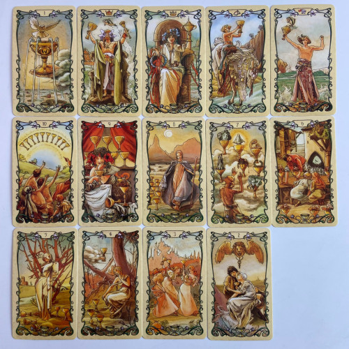 Карты Таро - Альфонса Мухи, уменьшенная (Tarot Mucha)