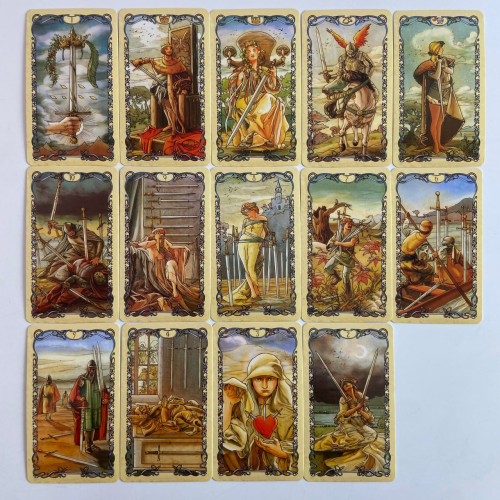 Карты Таро - Альфонса Мухи, уменьшенная (Tarot Mucha)