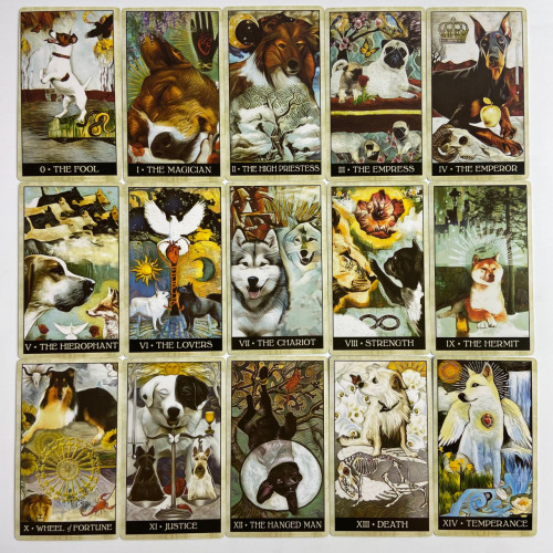 Карты Таро - Мудрой Собаки, уменьшенная (Wise Dog Tarot)