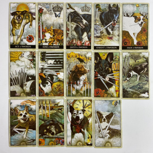 Карты Таро - Мудрой Собаки, уменьшенная (Wise Dog Tarot)