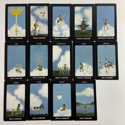 Карты Таро - Солнца и Луны, уменьшенная (Sun and Moon Tarot)