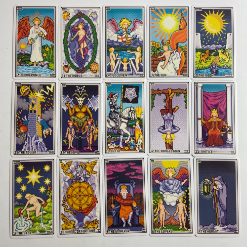 Карты Таро - Пиксельное, уменьшенная (Pixel Tarot)