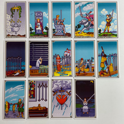 Карты Таро - Пиксельное, уменьшенная (Pixel Tarot)