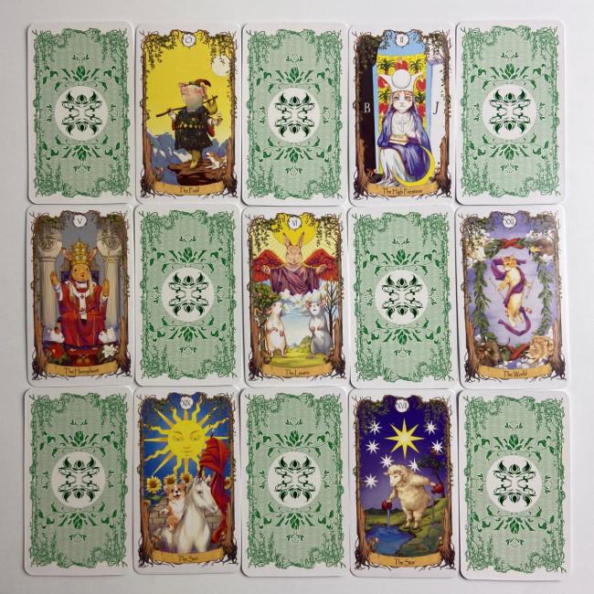 Карты Таро - Животных, уменьшенная (Animal Tarot)