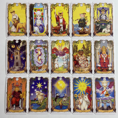 Карты Таро - Животных, уменьшенная (Animal Tarot) Карты Таро - Животных, уменьшенная (Animal Tarot)
