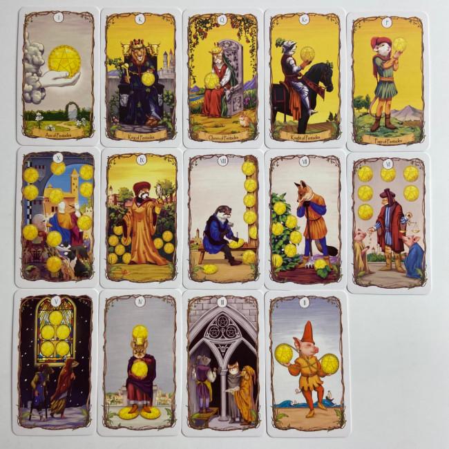 Карты Таро - Животных, уменьшенная (Animal Tarot)
