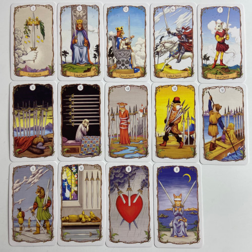 Карты Таро - Животных, уменьшенная (Animal Tarot) Карты Таро - Животных, уменьшенная (Animal Tarot)