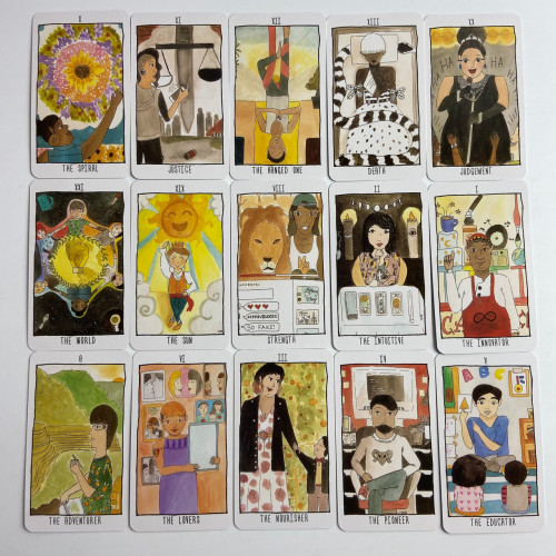Карты Таро - Причудливых Креативщиков, уменьшенная (The Quirky Creatives Tarot)