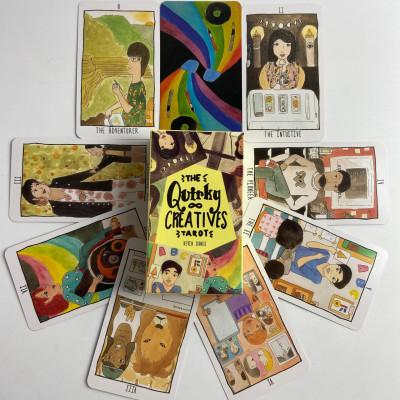 Карты Таро - Причудливых Креативщиков, уменьшенная (The Quirky Creatives Tarot)