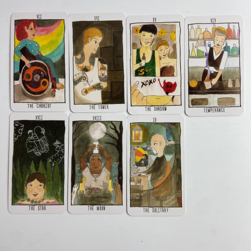 Карты Таро - Причудливых Креативщиков, уменьшенная (The Quirky Creatives Tarot)