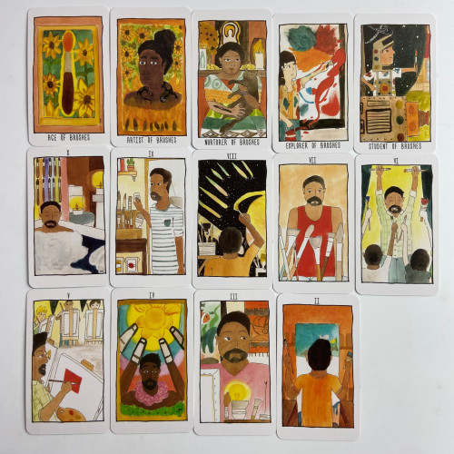 Карты Таро - Причудливых Креативщиков, уменьшенная (The Quirky Creatives Tarot)