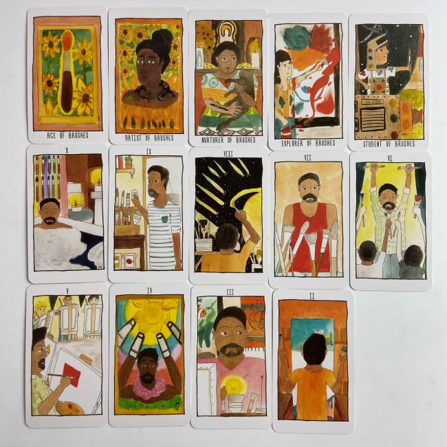 Карти Таро - Химерних Креативників, зменшена (The Quirky Creatives Tarot)