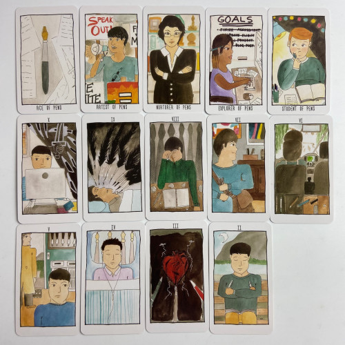 Карты Таро - Причудливых Креативщиков, уменьшенная (The Quirky Creatives Tarot)