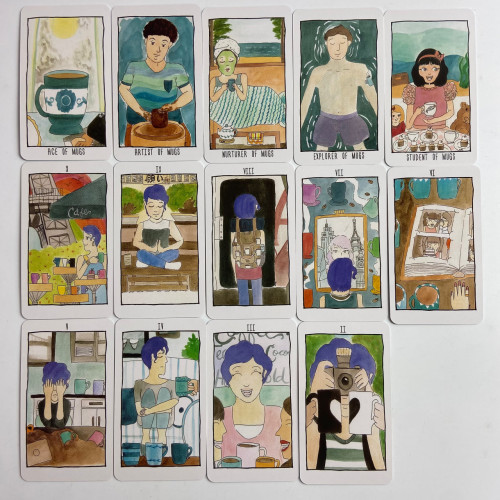Карты Таро - Причудливых Креативщиков, уменьшенная (The Quirky Creatives Tarot)