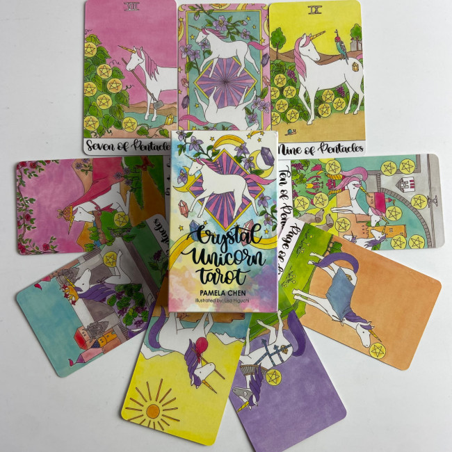 Карти Таро - Кришталевий Єдиноріг, зменшена (Crystal Unicorn Tarot)