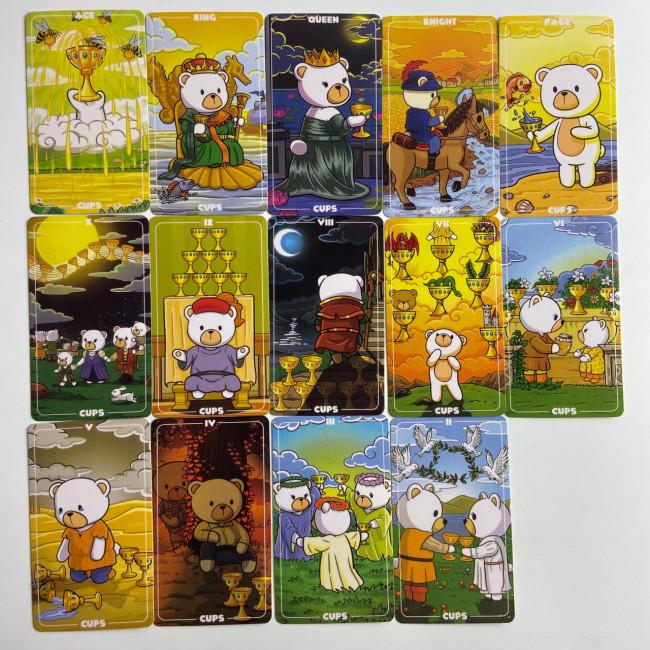 Карти Таро - Ведмедиків, зменшена (Teddy Tarot)
