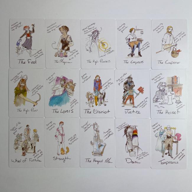 Карти Таро - Broke Bitch, зменшена (Broke B-Word Tarot Card Training Deck)