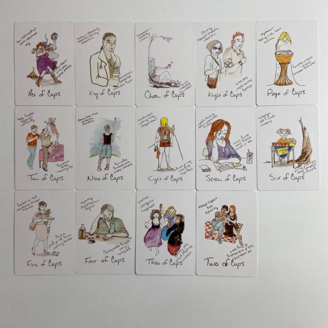 Карти Таро - Broke Bitch, зменшена (Broke B-Word Tarot Card Training Deck)