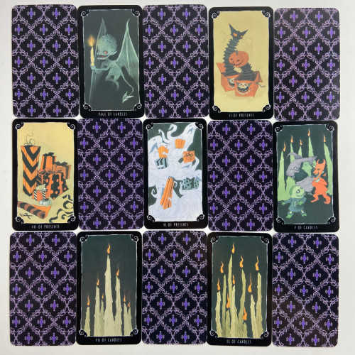 Карты Таро - Кошмар Перед Рождеством, уменьшенная (The Nightmare Before Christmas Tarot)