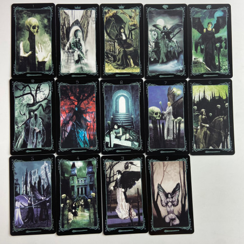 Карты Таро - Темных Ангелов, уменьшенная (Dark Angels Tarot)