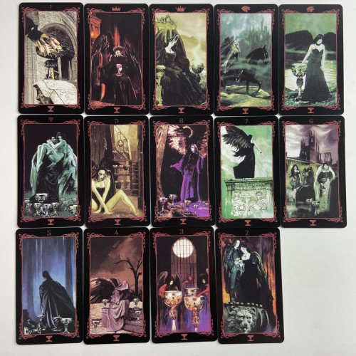Карты Таро - Темных Ангелов, уменьшенная (Dark Angels Tarot)